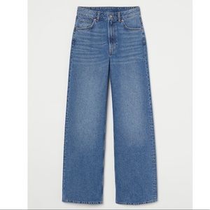 H&M wide high jeans - size US 6